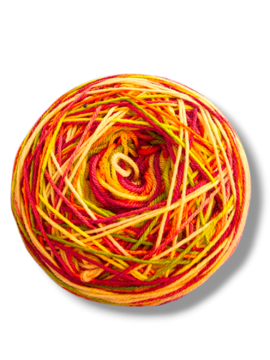 Ringel-Sockenwolle - Zitronenregen-